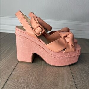 Sam Edelman Theresa Platform Block Heel Sandals Women’s Size 6.5